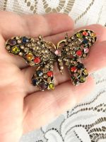 Лот: 11087535. Фото: 2. Брошь Бабочка винтажная. Ювелирные изделия, бижутерия, часы