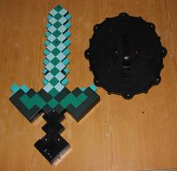 Лот: 17954020. Фото: 2. Игрушечный меч (Minecraft) и щит. Игрушки