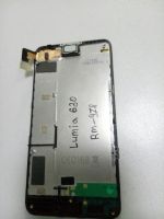 Лот: 12621767. Фото: 2. Дисплей Nokia Lumia 630 в рамке... Запчасти, оборудование