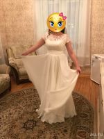 Лот: 9066279. Фото: 2. Шифоновое свадебное платье (классическое... Свадебная мода