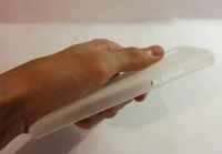 Лот: 4771279. Фото: 3. Ультратонкий 0,3 мм белый чехол... Смартфоны, связь, навигация