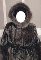 Лот: 20773872. Фото: 4. Шубка мутоновая, капюшон с чернобуркой... Красноярск