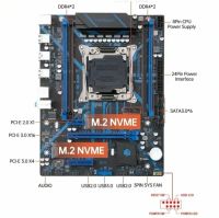 Лот: 25195345. Фото: 5. Мат.плата S2011V3 Huananzhi X99-QD4...