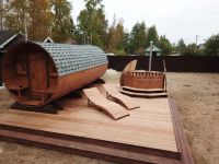 Лот: 17182160. Фото: 7. Баня бочка вагончик бытовка модульный...