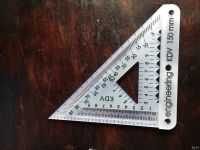 Лот: 13785662. Фото: 3. Угольник - линейка 150 мм. Строительство и ремонт