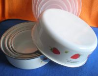 Лот: 4194628. Фото: 8. Набор контейнеров круглых эмалированных...