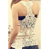 Лот: 3058555. Фото: 2. Майка с ажурной спиной!*. Женская одежда