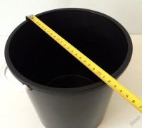 Лот: 12806077. Фото: 5. 🖤 Ведро 4,8 л из прочного пластика...