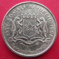Лот: 2364452. Фото: 2. (№1945) 5 чентезимо 1967 (Сомали... Монеты