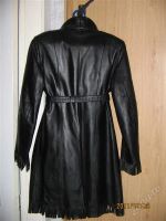 Лот: 1176821. Фото: 2. плащ КОЖА, б/у, съемная подстежка... Женская одежда