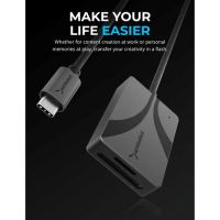Лот: 23341368. Фото: 6. Картридер Sabrent Dual-Slot SDXC...