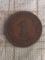 Лот: 16688174. Фото: 2. Германия 1 пфенниг, 1901 Отметка... Монеты