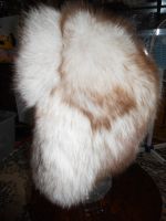 Лот: 25884341. Фото: 3. Шапка ушанка из меха песца, р-р... Одежда, обувь, галантерея