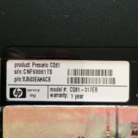 Лот: 8439328. Фото: 5. Ноутбук HP Compaq Presario CQ61-317ER