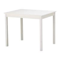Лот: 12537637. Фото: 3. Кухонный стол белый деревянный... Мебель