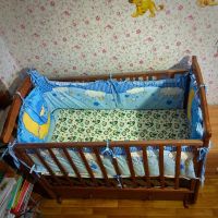 Лот: 4116496. Фото: 3. Кровать для ребенка, в хорошем... Мебель