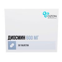 Лот: 23984078. Фото: 3. Диосмин таб.п о 600мг №30. Красота и здоровье
