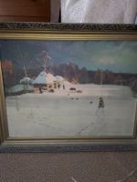 Лот: 21446242. Фото: 6. Репродукция картины Зимний вечер