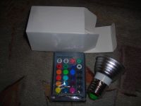 Лот: 6608192. Фото: 2. Лампа светодиодная RGB c пультом... Новый год!