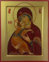 Лот: 11418661. Фото: 2. Икона Божией Матери Владимирская... Изобразительное искусство