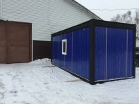 Лот: 15022007. Фото: 3. Вагончик из сэндвич-панелей 6... Строительство и ремонт