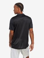 Лот: 22410032. Фото: 2. Поло мужское adidas club, Черный. Спортивная одежда