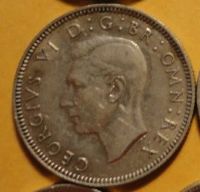 Лот: 5748831. Фото: 2. Шиллинг 1946 сохран, серебро. Монеты