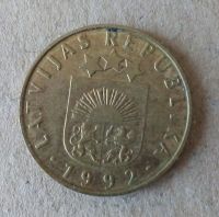 Лот: 19002848. Фото: 2. Латвия 20 сантим 1992 г. Монеты