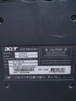 Лот: 14111619. Фото: 2. Монитор Acer 1716a. Мониторы, проекторы