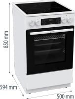 Лот: 21034467. Фото: 8. Электрическая плита (50 см) Gorenje...