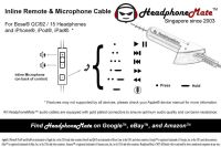 Лот: 15739297. Фото: 7. Провод для Bose QC2 QC15 от HeadphoneMate
