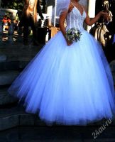 Лот: 1560042. Фото: 3. Свадебное платье обшитое кристаллами... Одежда, обувь, галантерея