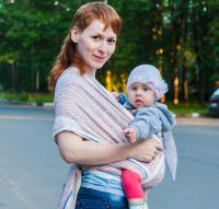 Лот: 10774217. Фото: 2. Слинг-шарф «Парусники» Компании... Дети растут