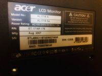 Лот: 15589618. Фото: 3. Монитор Acer. Компьютеры, оргтехника, канцтовары