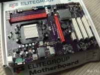 Лот: 13790244. Фото: 3. Материнская плата AM2+ ECS nForce6M-a... Компьютеры, оргтехника, канцтовары