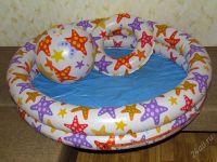 Лот: 1048276. Фото: 3. Надувной бассейн + мяч + круг. Дети растут