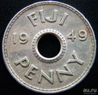 Лот: 9425836. Фото: 2. Британские Острова Фиджи 1 пенни... Монеты