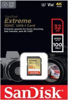 Лот: 25889237. Фото: 2. Карта памяти SanDisk 32GB Extreme... Носители информации