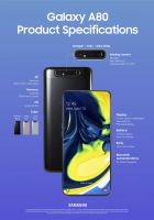 Лот: 14953697. Фото: 4. Новый Samsung Galaxy A80 (2019...