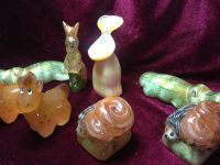 Лот: 8333022. Фото: 2. Фигурки животных из селенита большие... Сувениры