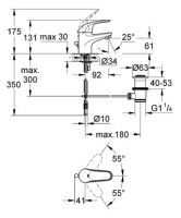 Лот: 8093031. Фото: 3. Grohe EuroEco - Набор для ванны... Строительство и ремонт