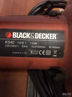 Лот: 9125295. Фото: 3. Дисковая пила Black & Decker KS40. Строительство и ремонт