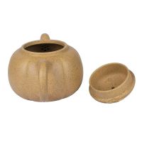 Лот: 20731317. Фото: 2. Чайник из кунжутной глины "Тыква... Посуда, кухонная утварь