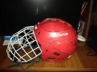 Лот: 7493033. Фото: 2. Хоккейный шлем Jofa 390 красный. Обмундирование и экипировка