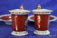 Лот: 16473584. Фото: 5. Чайная кофейная пара тонкого фарфора...