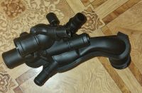 Лот: 23685495. Фото: 2. Корпус термостата peugeot c4. Автозапчасти