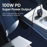 Лот: 21636690. Фото: 2. Автозарядка UGREEN CD293 2*USB-C... Носители информации