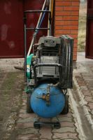 Лот: 11586092. Фото: 3. компрессор abac hp 5.5 v50l. Строительство и ремонт