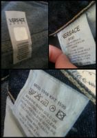 Лот: 7642355. Фото: 2. Джинсы женские Versace. Женская одежда