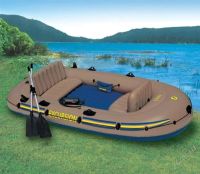 Лот: 1821950. Фото: 2. Лодка надувная четырёхместная...